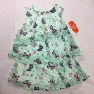 NWT girls butterfly dress
